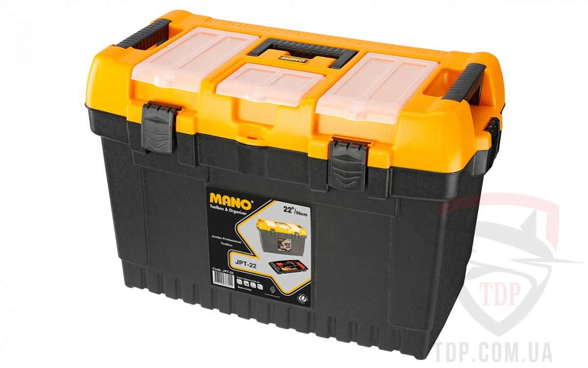 Ручной инструмент Ящик для інструментів Mano Jumbo Professional Toolbox 564x310x388 мм (JPT-22)