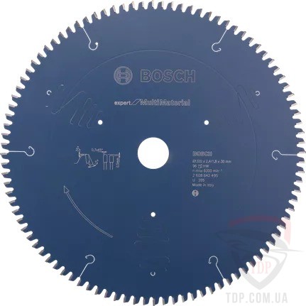 Оснастка Універсальний пильний диск Bosch 300x30x96z K2.4/1.8 Expert for Multimaterial