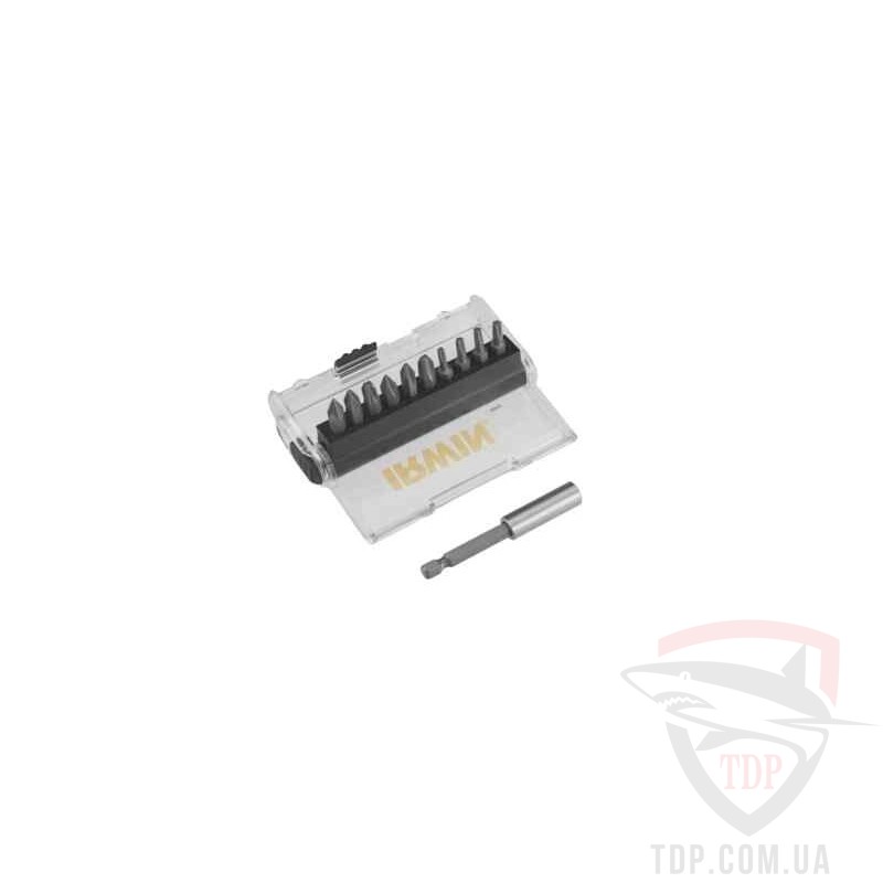 Ручной инструмент Набір біт Irwin Mix 25 мм у кейсі з тримачем 10 шт (IW6062528)