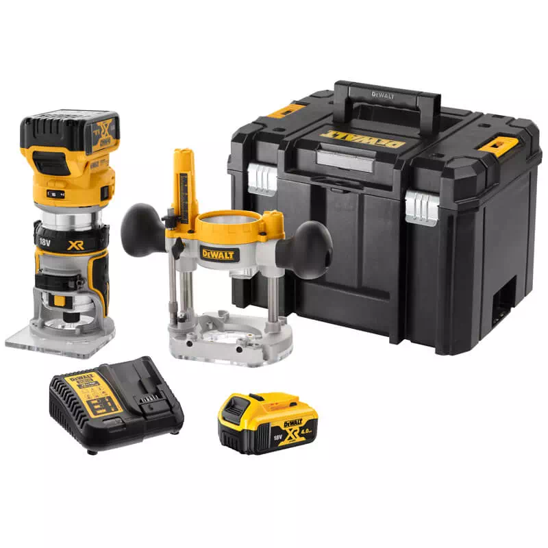 Фрезер аккумуляторный бесщеточный DeWALT 18В XR Li-lon DCW604P2