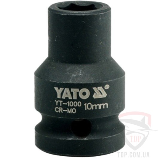 Ручной инструмент Головка торцевая ударная YATO 1/2" 12x39 мм 6-гранная (YT-1002)