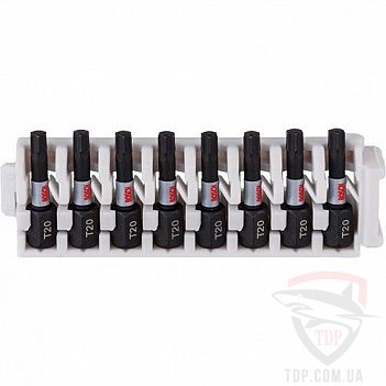 Биты и адаптеры Біти ударні Bosch Impact Control T20 25 мм 8 шт в касеті (2608522380)