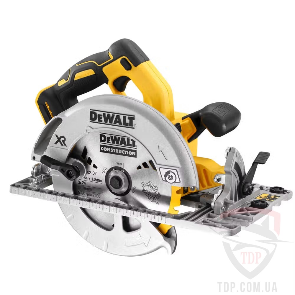 Пилы Пила дискова акумуляторна DeWALT 18В XR Li-Ion 184x16мм (DCS572N)