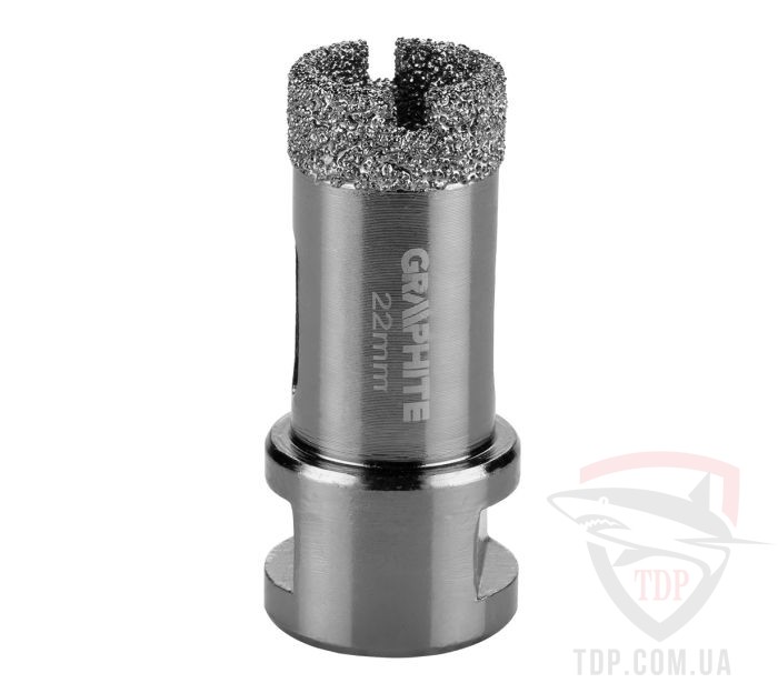 Алмазный инструмент Коронка алмазная Graphite вакуумного спекания 22 мм M14 для УШМ (55H306)