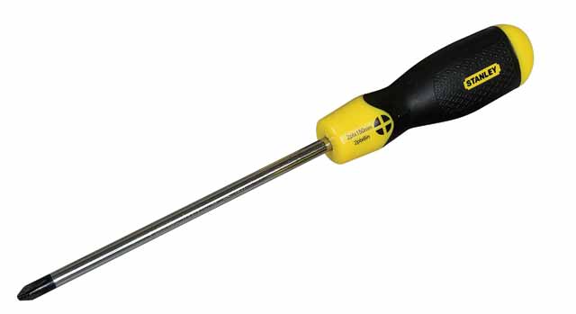 Отвертка крестовая Stanley "Cushion Grip" PZ2*100 мм (1-64-974)