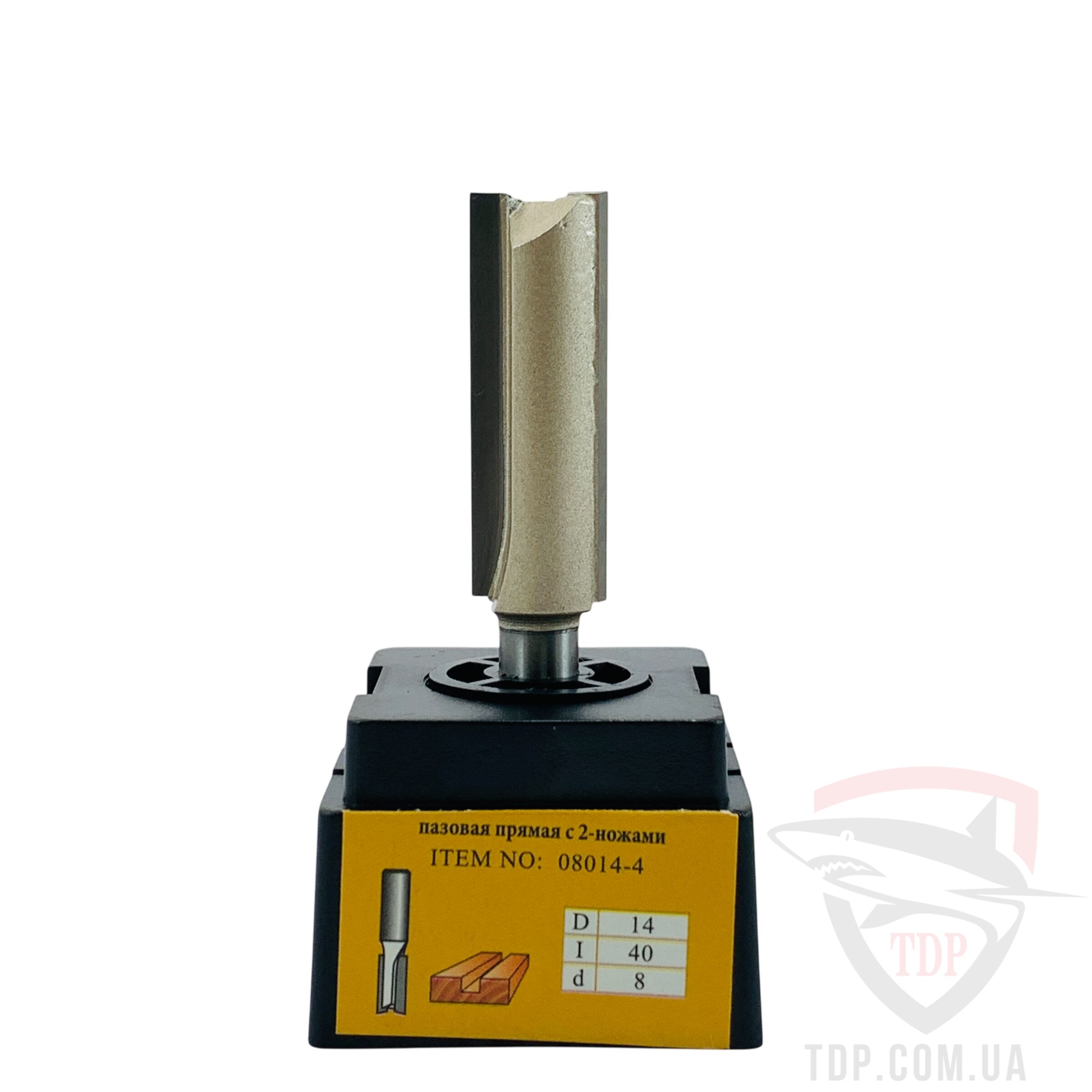 Фреза пазова пряма Topfix 1003 D14 d8 L76 h40 z2 (08014-4) - Фото №2