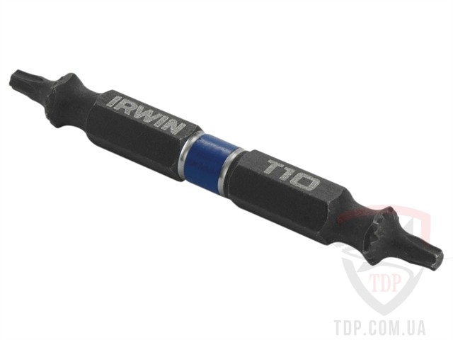 Биты и адаптеры Бита двухсторонняя IRWIN IMPACT 1/4" 60мм T10 10шт (1923381)