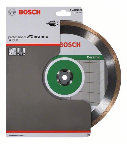 Алмазный диск Bosch Standard for Ceramic 230*25,4 (2608602538)