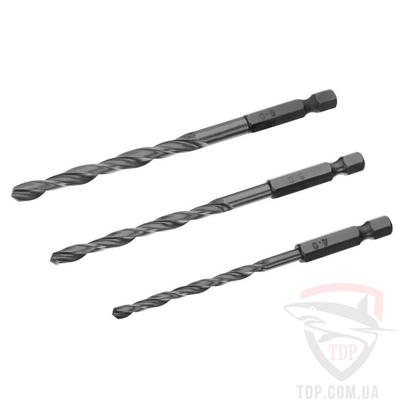Наборы сверл Набір свердел по металу Irwin HSS 4-6мм 3шт (IW3035108)