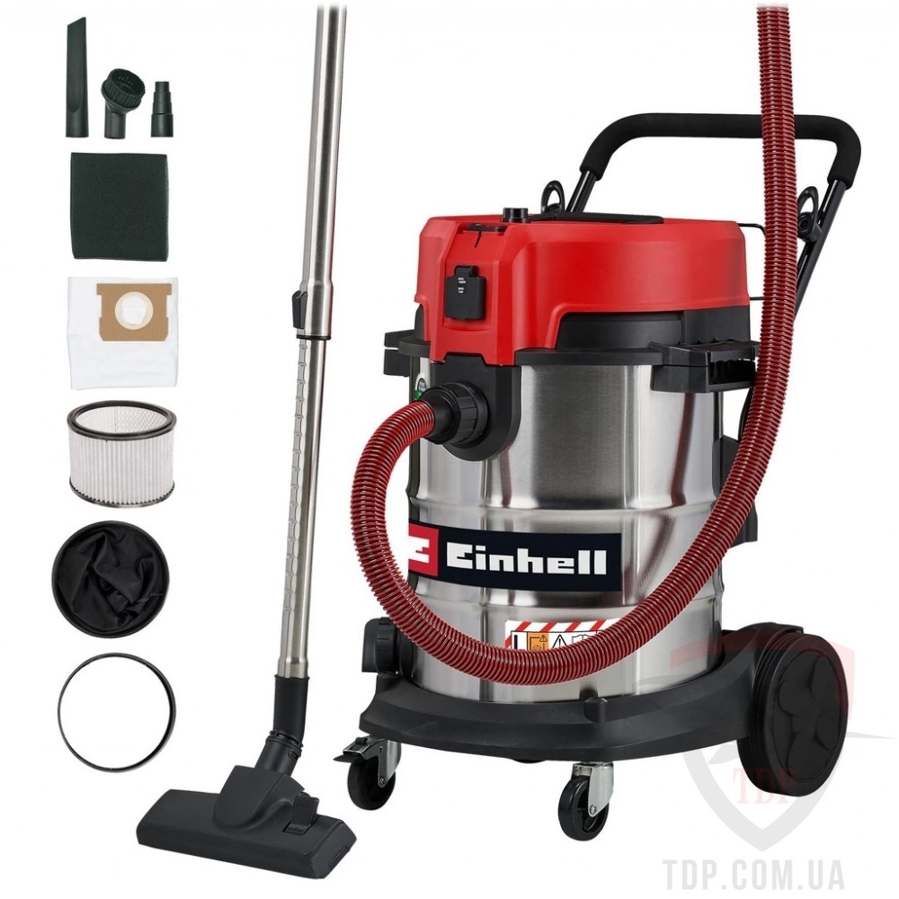 Уборочная техника Пилосос будівельний Einhell 1300Вт 50л (2347450)