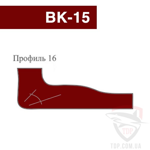 Фреза для изготовления филенки VATZO ВК-15 200х32 №16 левая