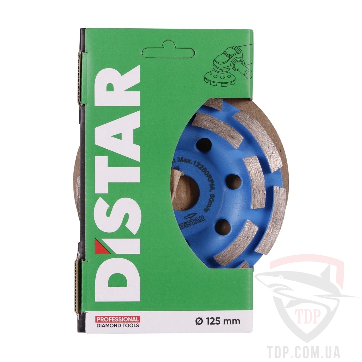 Фреза алмазна сегментна по бетону Distar Beton DGS-S 125/22.23-14 (10170085420) - Фото №6