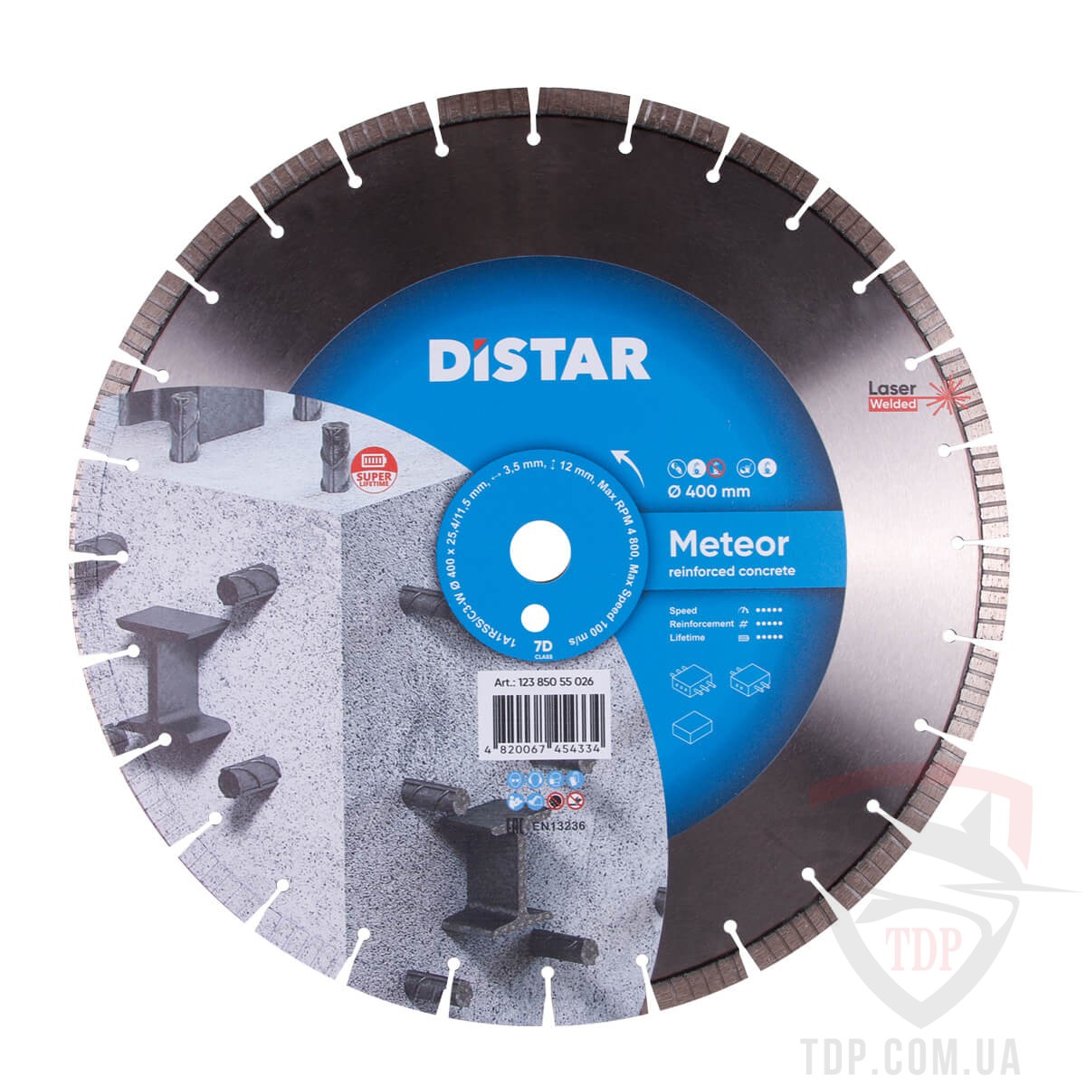 Алмазные диски Алмазный отрезной диск Distar Meteor 400x25.4 (12385055026)