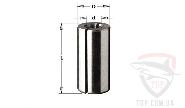 Цанга редукционная CMT D8 d6.35 L25 (799.064.00)