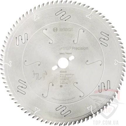 Оснастка Пильний диск по дереву Bosch 350x30x84z K3.5/2.5 Top Precision Best for Wood