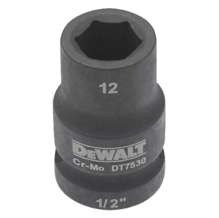 Головка торцевая ударная DeWALT IMPACT 12 мм (DT7530)