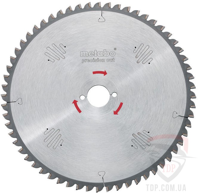 Оснастка Пильный диск по дереву METABO 210x1.6/2.4x30x30z HW/CT procision cut (628036000)