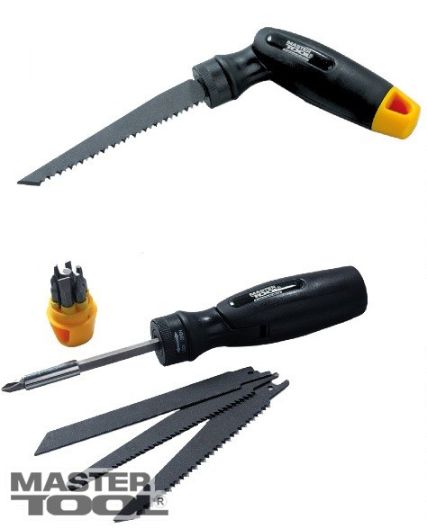 Ручной инструмент Ножовка-отвертка ( 4-В-1) MASTER TOOL 14-7401