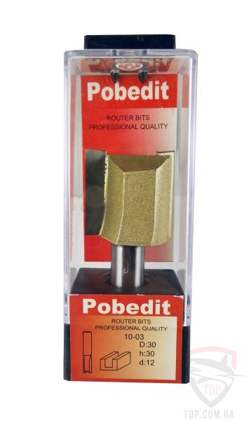Оснастка Фреза пазова пряма Pobedit 1003 D30 d12 L65 h30