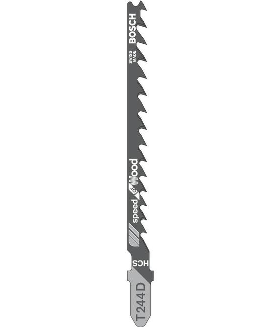 Набор полотен для лобзика Bosch T 244 D HCS (2608637881)