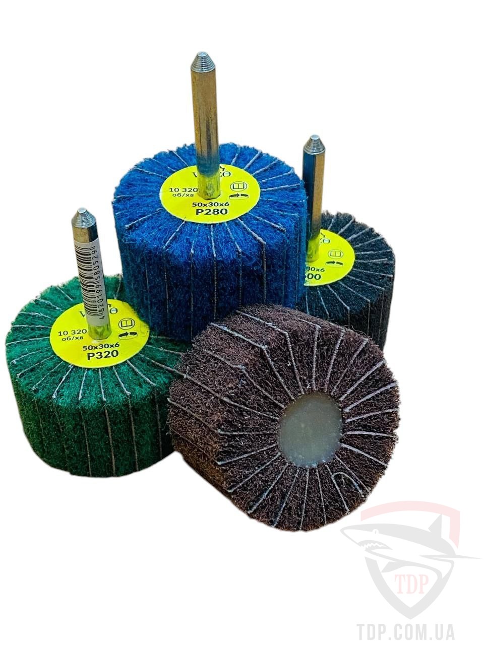 Абразивно-шлифовальный инструмент Коло комбіноване нетканне абразивне на оправці VATZO Ultra Fine 50x30x6 SIC P600