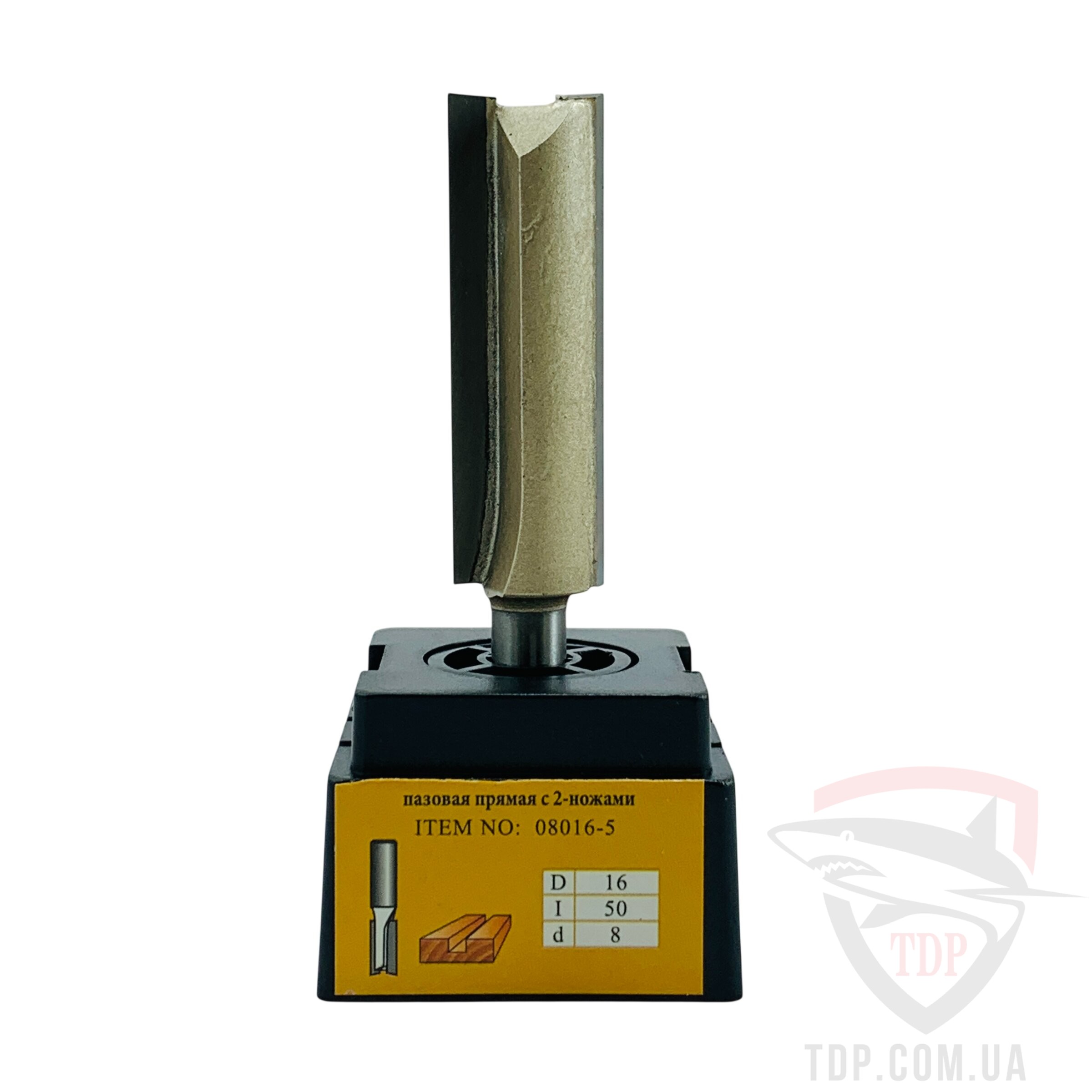 Фреза пазова пряма Topfix 1003 D16 d8 L86 h50 z2 (08016-5) - Фото №2