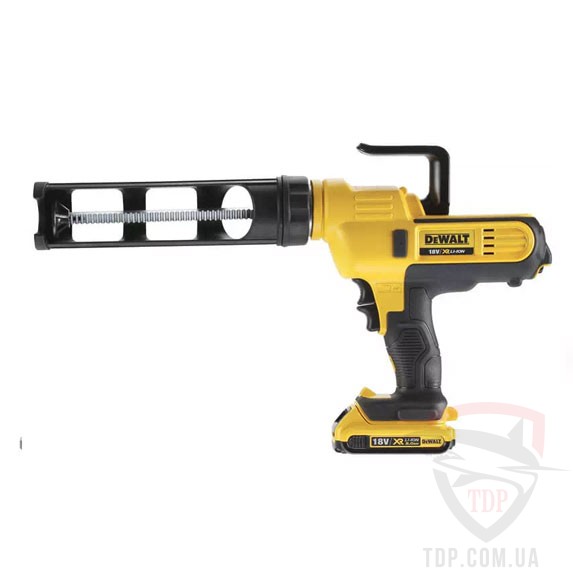 Ручной инструмент Пистолет для герметика аккумуляторный DeWALT 18В 2 Ah (DCE560D1)