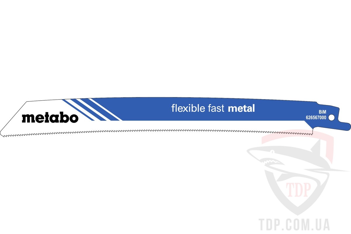 Оснастка Полотно для шабельних пил Metabo Flexible Fast Metal 225мм 5 шт (626567000)