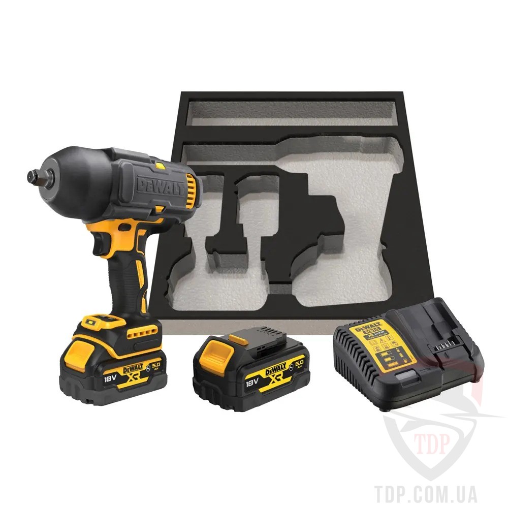 Гайковерты Гайковерт ударний DeWALT XR Li-Ion 18В 5А (DCF900P2G)