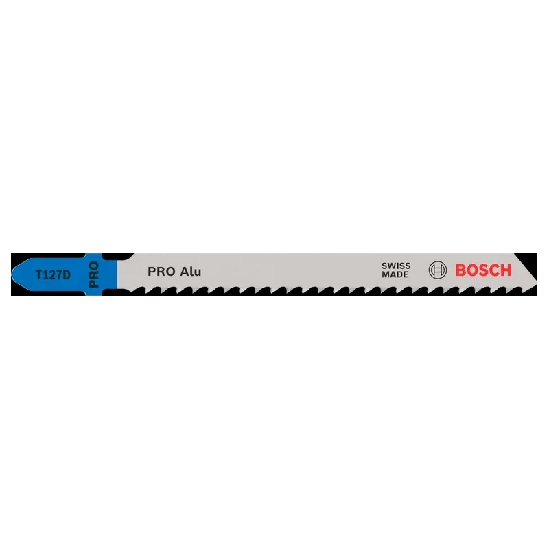 Пилки лобзикові по алюмінію Bosch Pro Alu HSS T127D 100шт (2608631966)