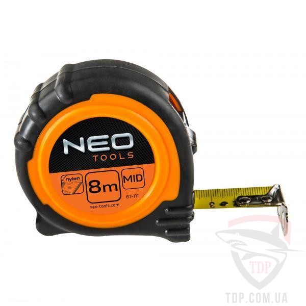 Рулетки Рулетка NEO 8мx25мм с магнитом (67-111)