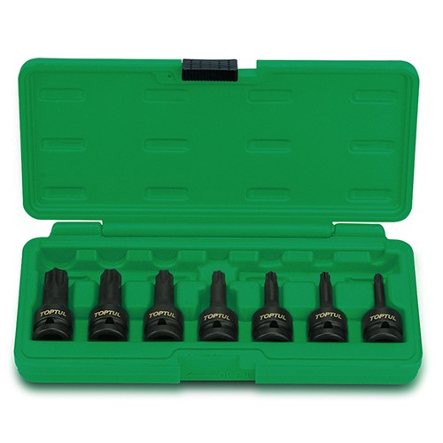 Набор головок TOPTUL TORX ударных 1/2" T30-T70 (GDAI0701)
