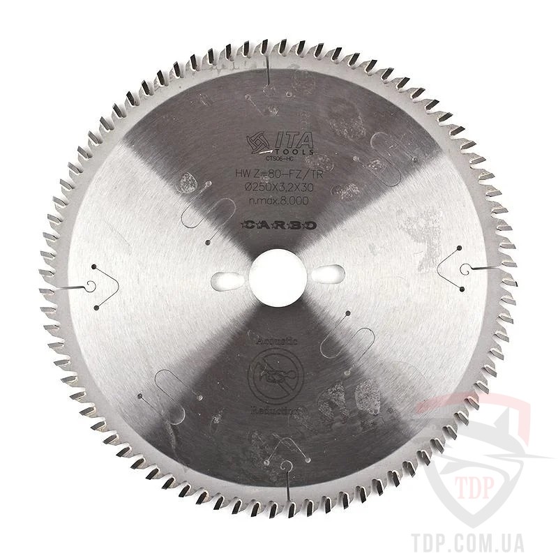 Пильний диск по ДСП Ita Tool 250x30x80z (P15.250030080.00W) - Фото №3