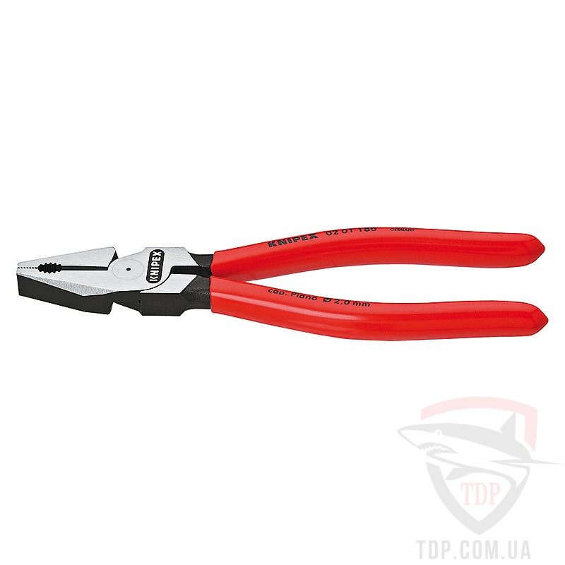 Ручной инструмент Плоскогубцы комбинированные Knipex особой мощности (02 01 180)