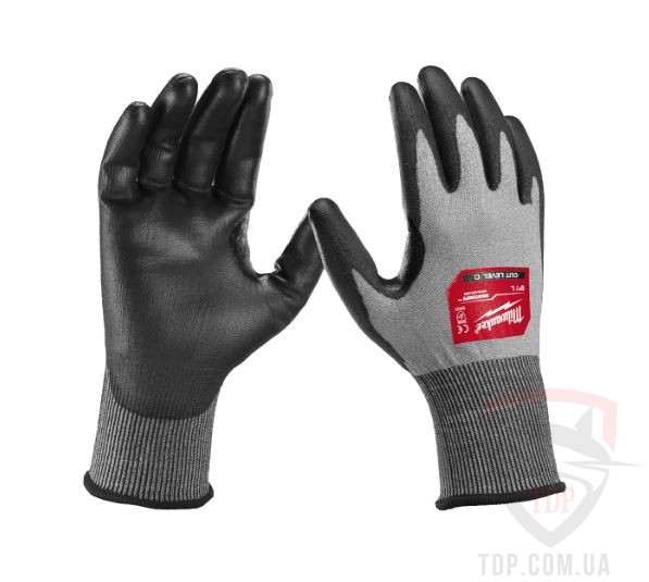 Ручной инструмент Рукавиці MILWAUKEE Hi-Dex з опором порізам 3 рівня 10/XL (4932480499)