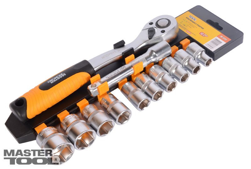 Набор насадок с трещоткой MASTER TOOL 78-1212