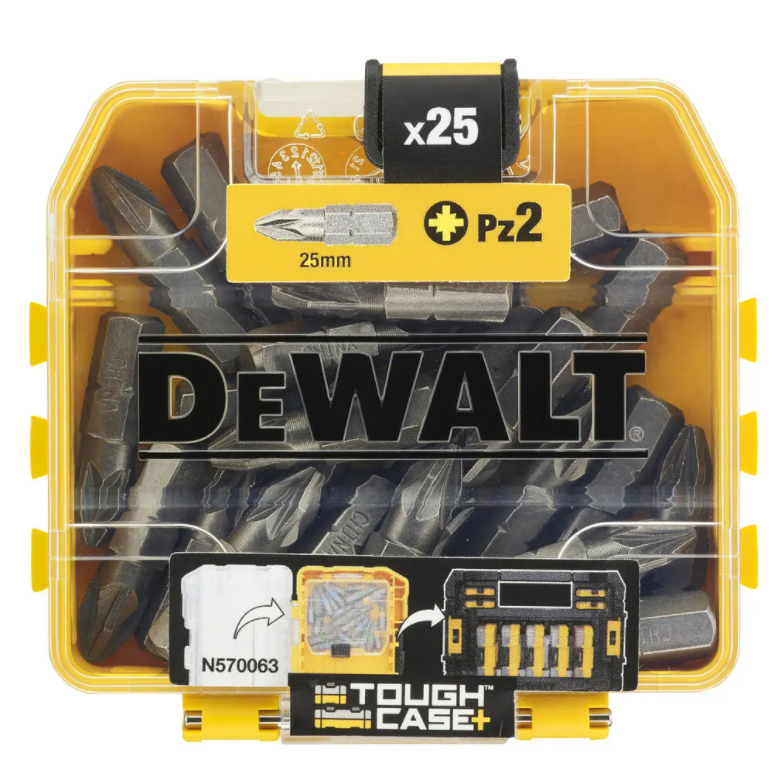 Биты и адаптеры Набор бит DeWALT Pz2 25 мм 25 шт (DT71521)