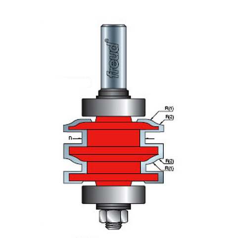Фреза Freud D50.4 l32.7 L104 комбинированная рамочная