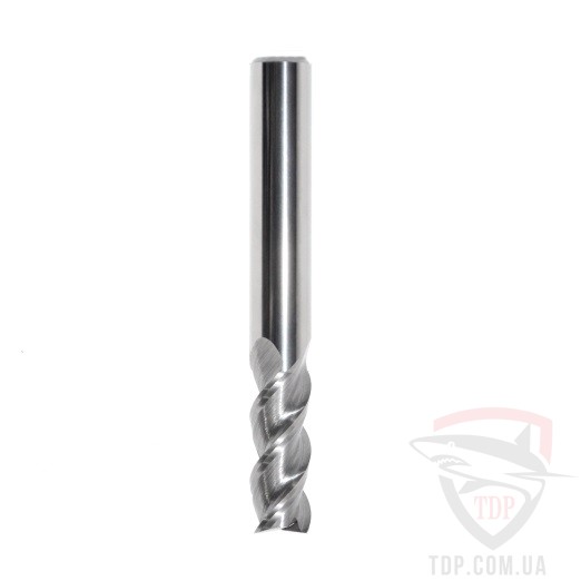 Оснастка Фреза плоская спиральная D6 d6 L60 h18 z3 (ALX66018z3)