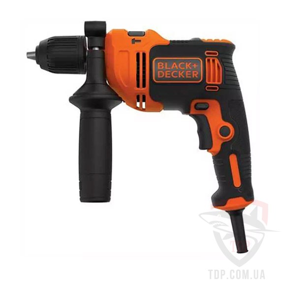 Дрель ударная BLACK+DECKER 550Вт (BEH550K) - Фото №2