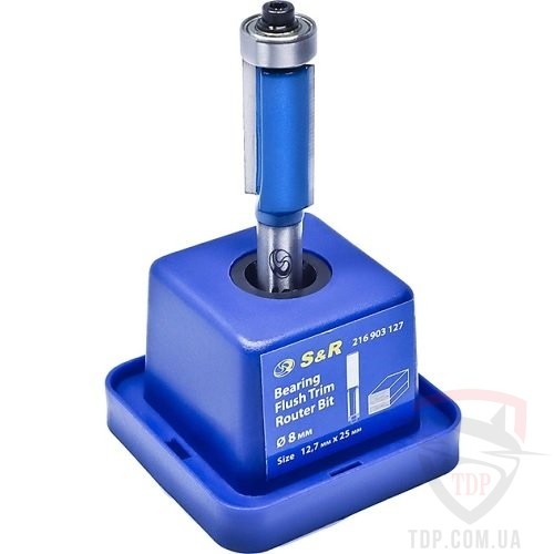 Оснастка Фpеза кромкова прямаS&R D12.7 d8 h25 з нижнім підшипником (216903127)