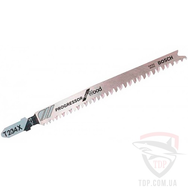 Оснастка Пилки лобзикові по дереву Bosch T234X HCS 100шт (2608633A41)