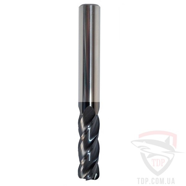 Оснастка Фреза спиральная со скруглением D8 d8 L60 h20 R1.5 z4 HARD (MRA86020r15)