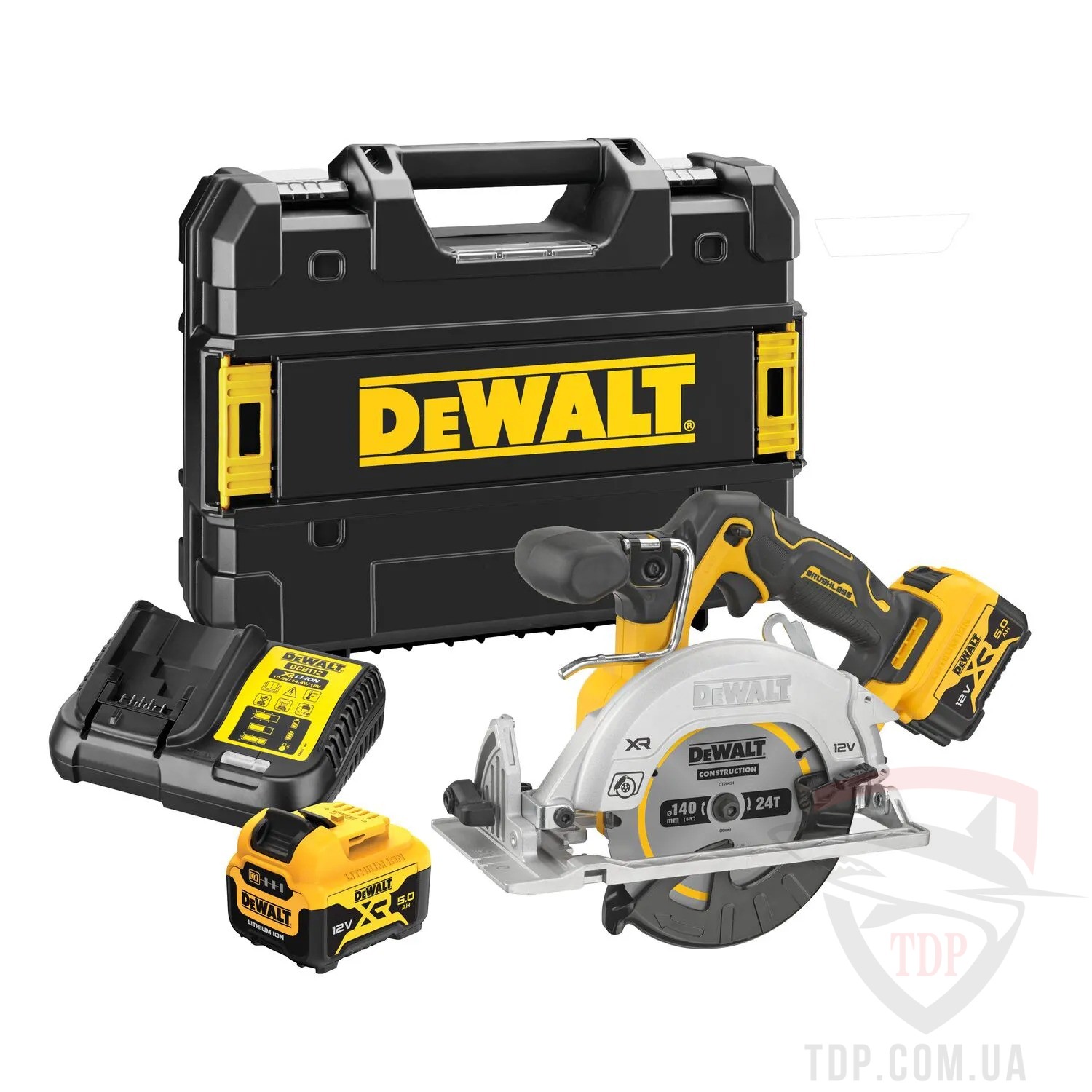 Пилы Пила дискова акумуляторна безщіткова DeWALT 12В XR Li-lon (DCS512P2)