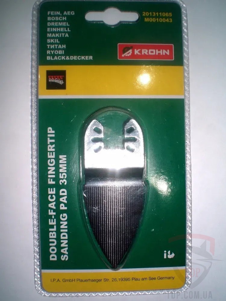 Полотно для реноватора KROHN M0010043 двухсторонний шлифовальный скребок 35 мм - Фото №2