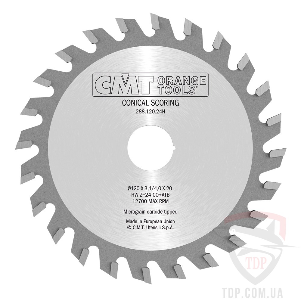 Оснастка Підрізний пильний диск CMT 100x20x20z K1.4/3 (288.100.20H)