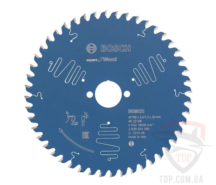 Оснастка Пильний диск по дереву Bosch 190x30x48z K2/1.3 Expert for Wood