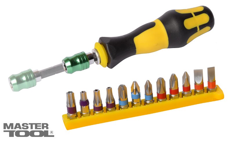Ручной инструмент Отвертка в кейсе MASTER TOOL 40-0143