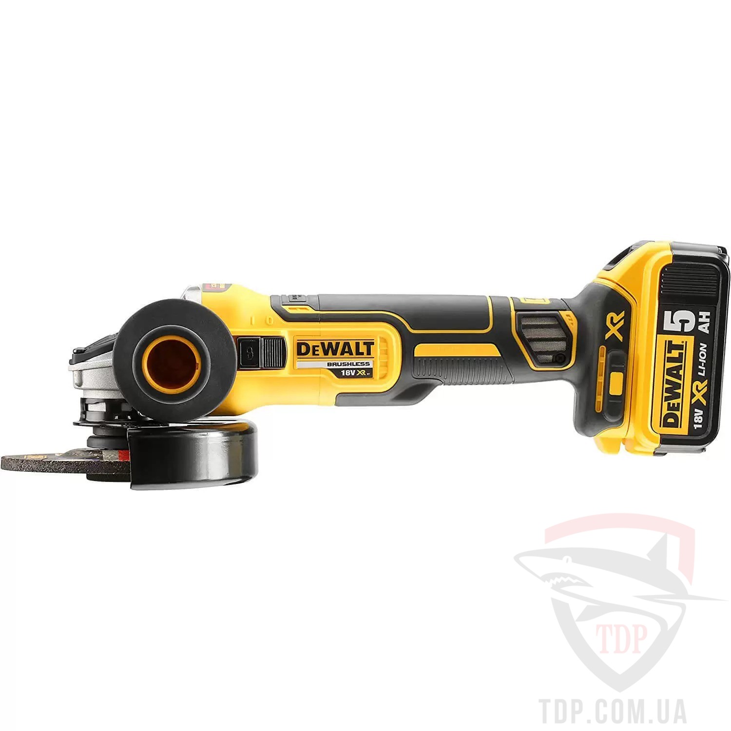 Акумуляторна кутова шліфмашина DeWALT XR Li-lon 18В (DCG405NT) - Фото №3