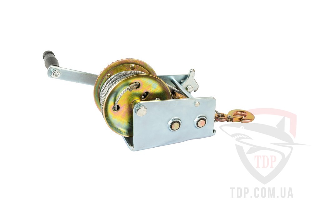 Лебідка барабанна MASTERTOOL 907 кг трос 10 м 86-8190 - Фото №3